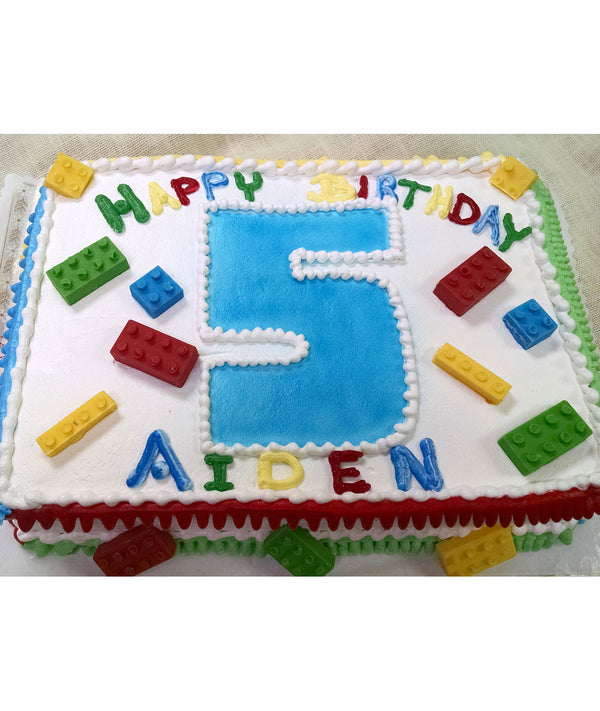 Color Block Lego Cake