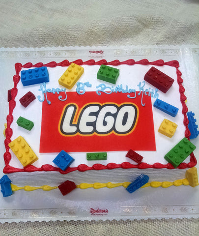 Lego Block Cake