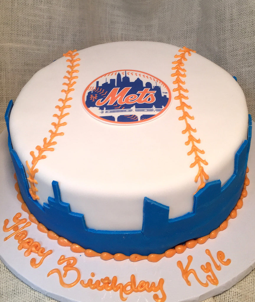 Baseball Team Logo with Cityscape