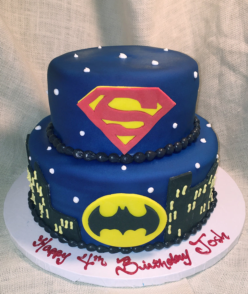 City Sky Superhero Cake