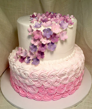 Ombre Blossom Cascade