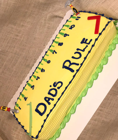 "Dad's Rule" Cake