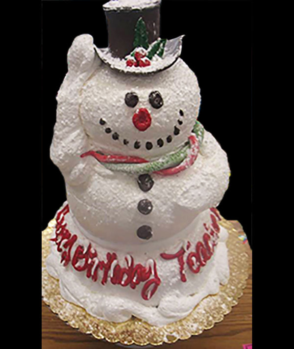 Snowman Cake