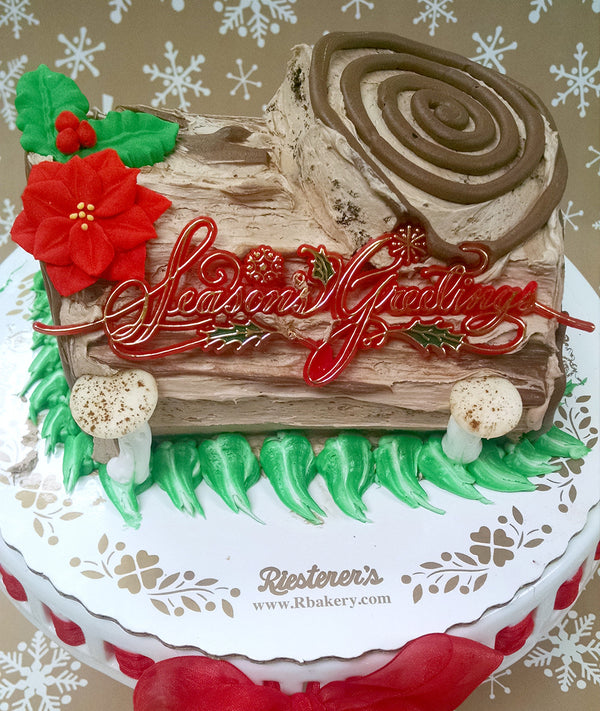 Yule Log Cake